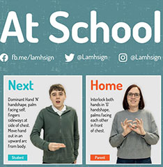 Lámh at School Poster